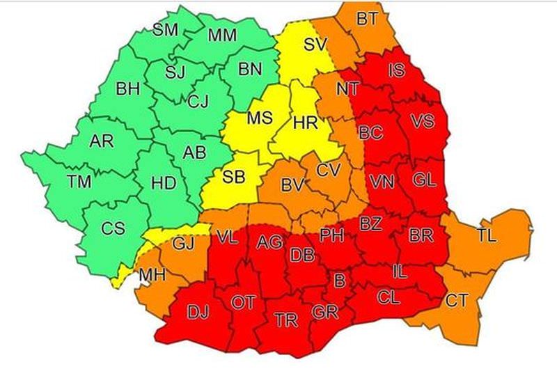 cod roșu de caniculă, sâmbătă. și la sibiu va fi toropeală