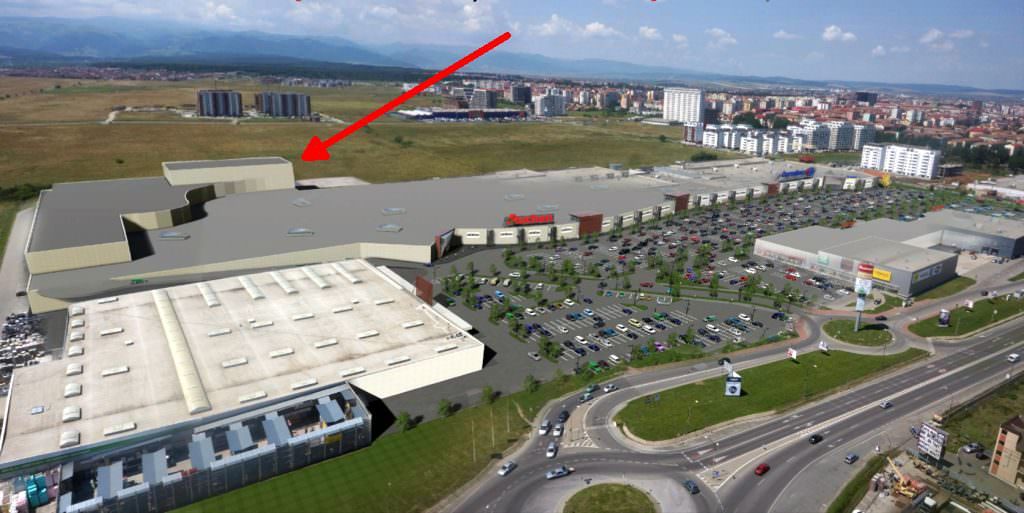 FOTO – Shopping City Sibiu, demolat și reconfigurat. Viitorul Mall va fi pe două nivele și va avea parcare supraterană