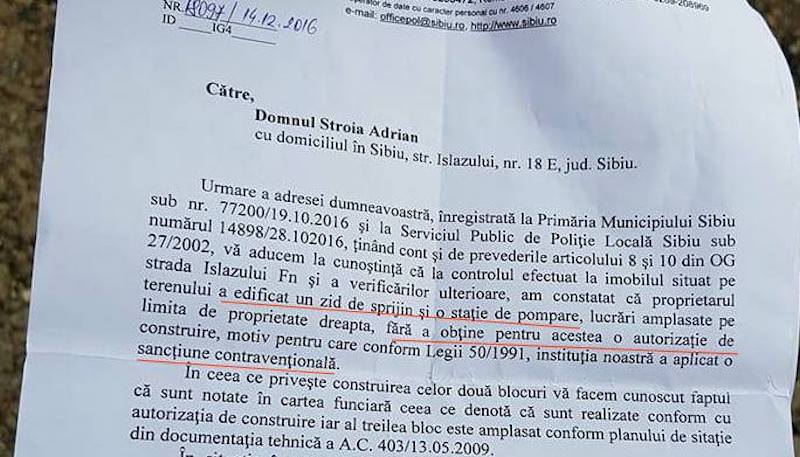 video foto – zidul surpat pe islazului a fost construit ilegal. poliția locală a dat și sancțiuni