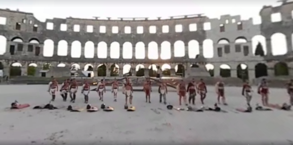 amestecă-te printre gladiatorii din pula - experiență 360 º