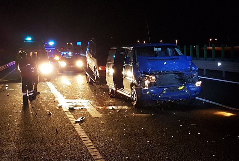 foto – accident pe autostrada a1, deva – sibiu. trei persoane rănite