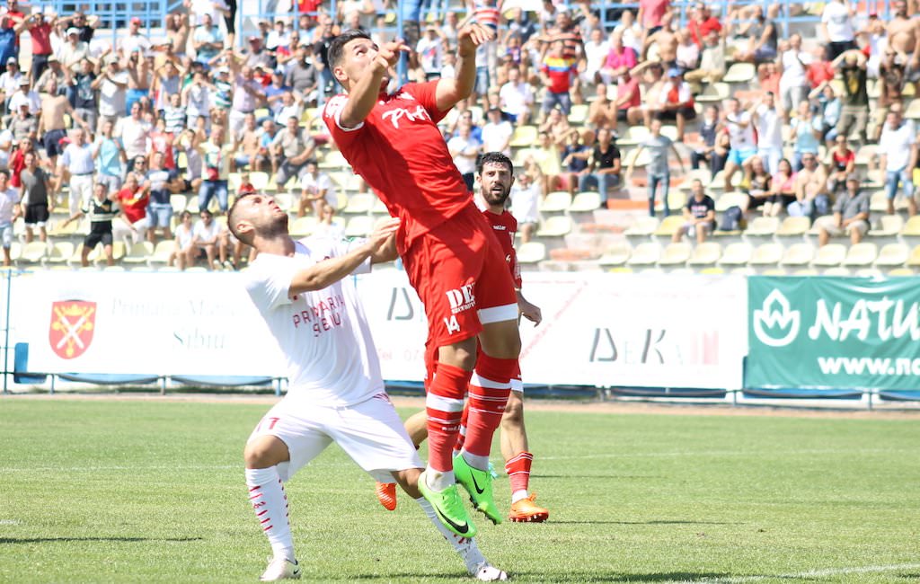 update video - foto victorie magistrală pentru fc hermannstadt. sibiul a bătut uta cu 2-0