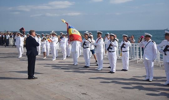 FOTO Klaus Iohannis a participat la Ziua Marinei. A făcut declarații avangardiste