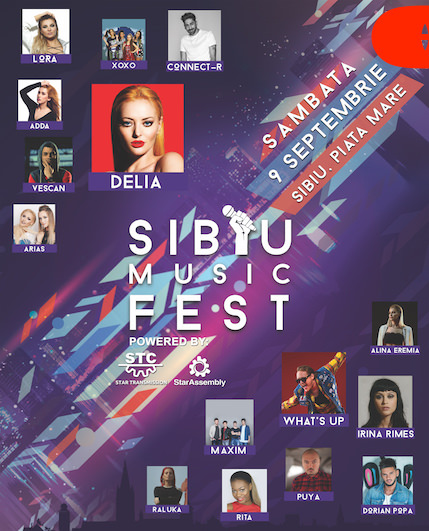 hiturile răsună în weekend la sibiu music fest, cel mai mare concert al toamnei din piața mare