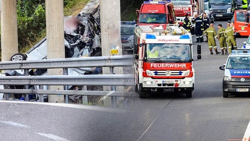 FOTO Cinci români au murit într-un grav accident în Austria. Sunt și copii decedați