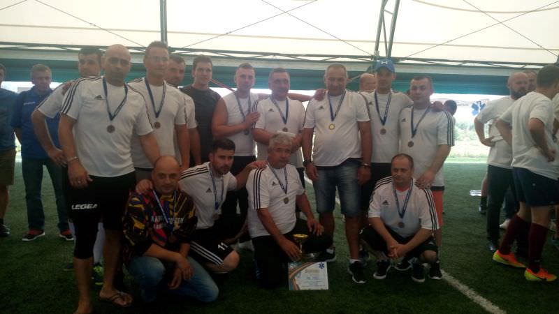 Echipa de minifotbal de la Serviciul de Ambulanță Sibiu, pe podium în campionatul național