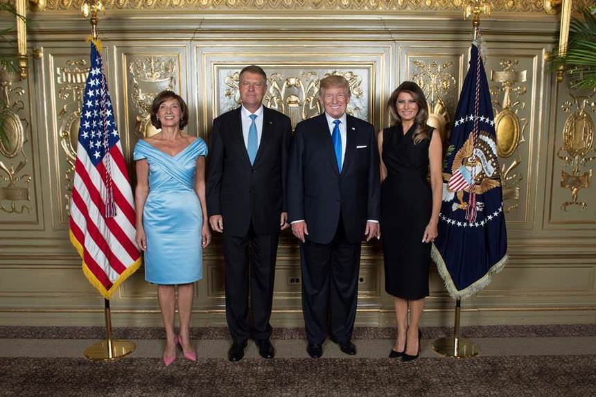 foto – klaus iohannis alături de donald trump la recepția onu de la new york