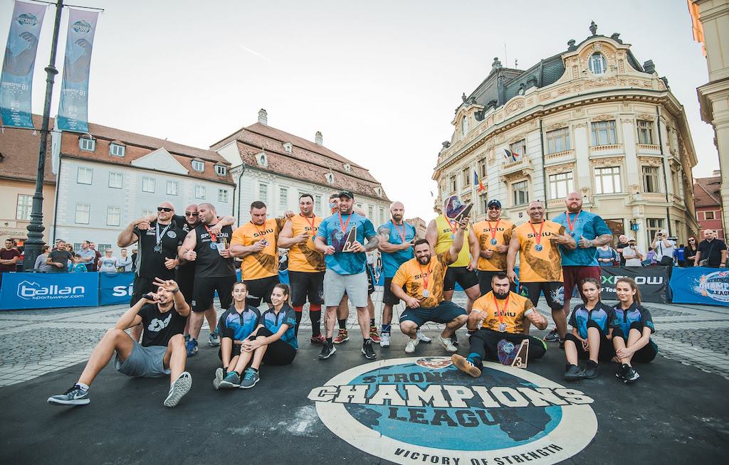 foto - românia pe podium la strongman champions league desfășurat la sibiu