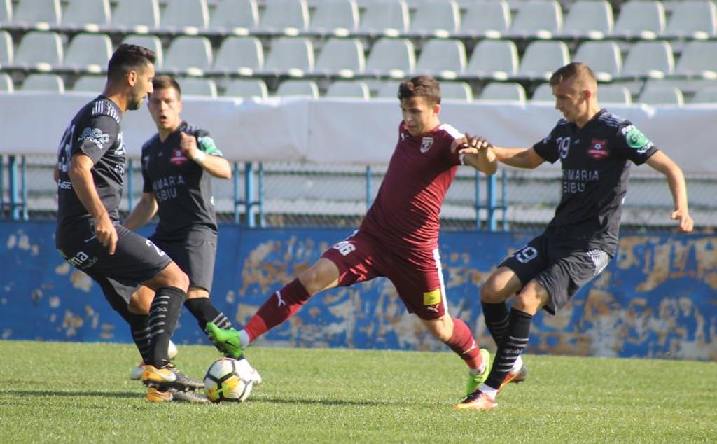 video foto - euforie și bucurie la fc hermannstadt după victoria cu fc voluntari în cupa româniei