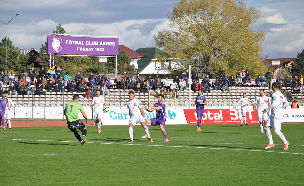 remiză pentru fc hermannstadt la pitești. sibiul rămâne lider în liga 2