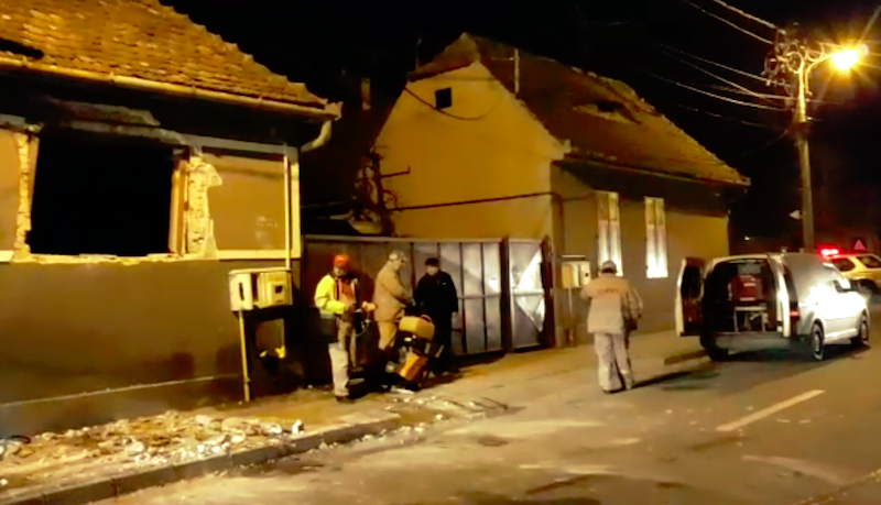 video - foto imagini de la explozia din sibiu. starea răniților este destul de gravă