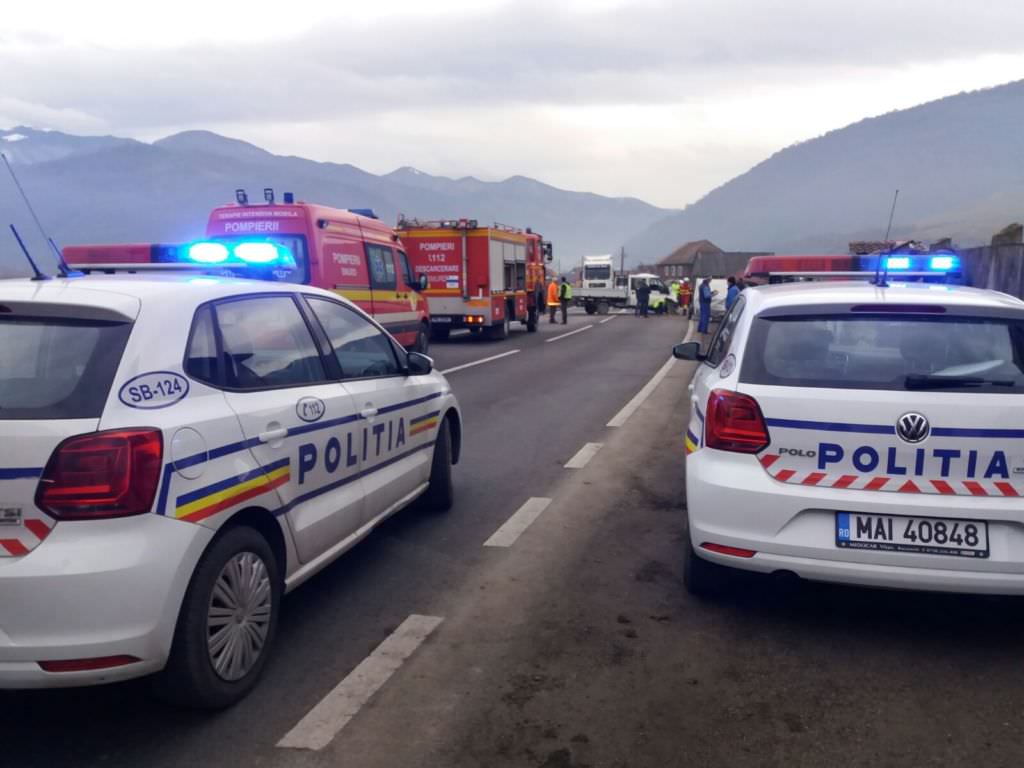 ieșirea de pe a1, orăștie - sibiu, blocată la mohu. trafic deviat în zonă