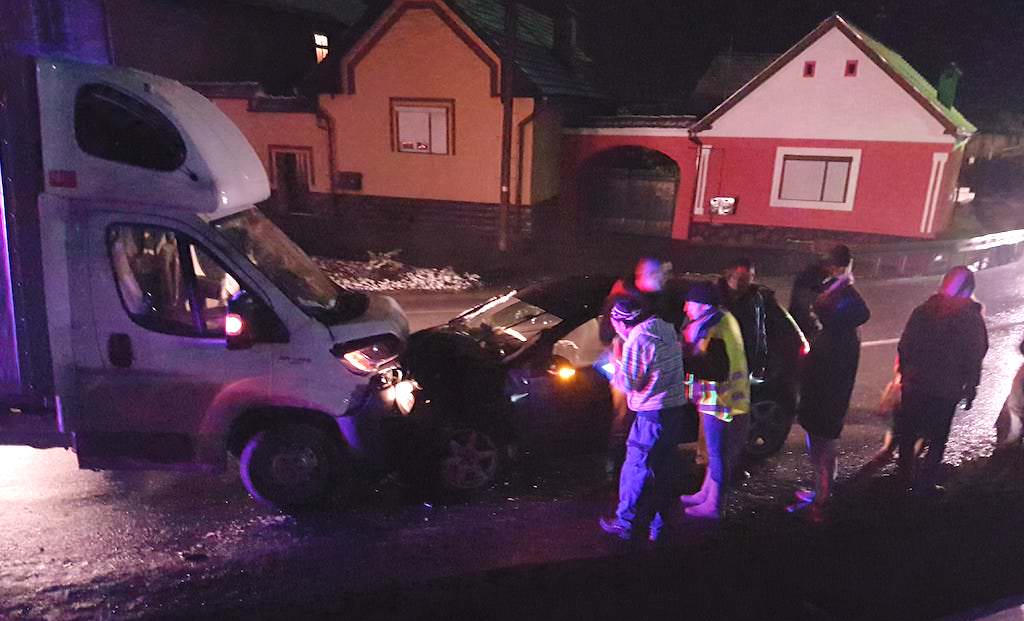 video foto accident la șeica mare. o persoană este rănită