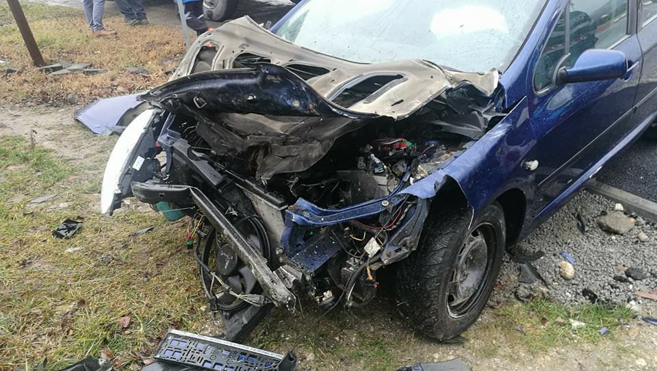 Accident produs de un bucureștean la Veștem