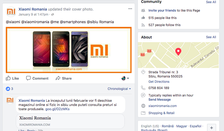 xiaomi deschide primul magazin în românia. va fi la sibiu