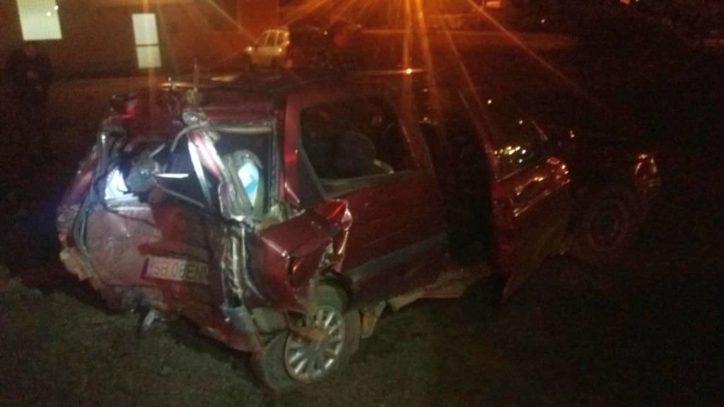 update foto - accident la intrare în tălmaciu. o femeie rănită