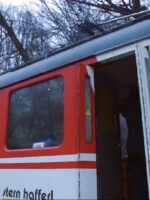 foto video - tramvaiul circulă din nou între sibiu și rășinari. prima cursă, cu peripeții