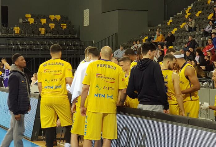 ASPECTE LIVE CSU Sibiu - BC Timișoara 101-103 după cea de a III-a repriză de prelungiri!