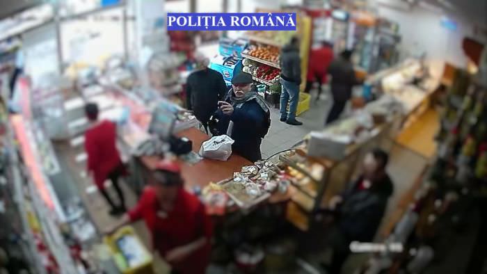 foto - hoț căutat de poliție la sibiu. a furat un card și a plătit cu el