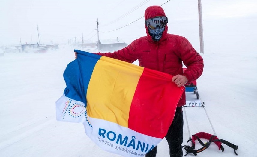 video foto tiberiu ușeriu a câștigat pentru a treia oară maratonul infernal de la polul nord