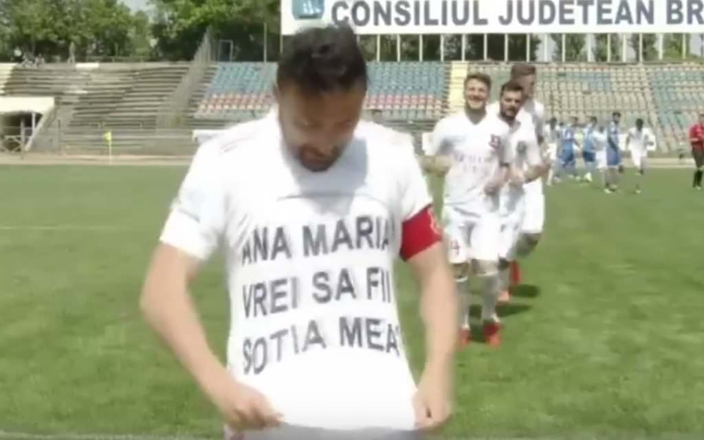 fc hermannstadt: un fotbalist și-a cerut iubita de soție după ce a dat gol (video)