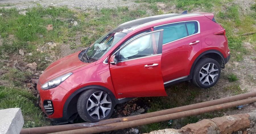 foto – accident pe dn7 la tălmaciu. un bărbat este rănit