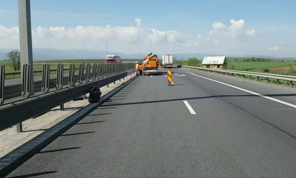 Restricții de trafic pe A1 Sibiu- Deva. Se lucrează