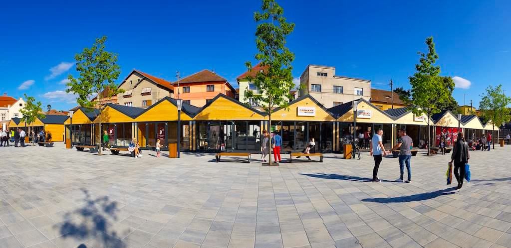 foto s-a deschis habermann markt. arată bine, dar sunt puține magazine