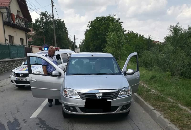 foto - copil lovit de o mașină la sibiu