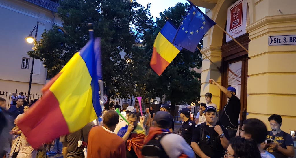 două zile de protest la sibiu împotriva guvernului dăncilă