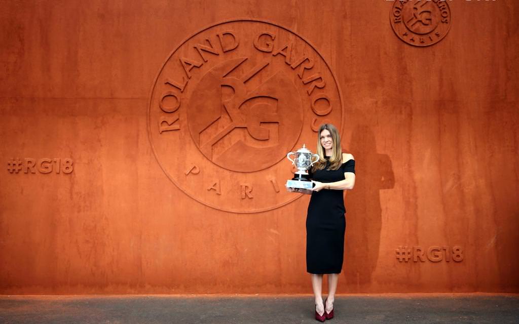 foto - ședință foto oficială cu simona halep la roland garros. imagini de neuitat