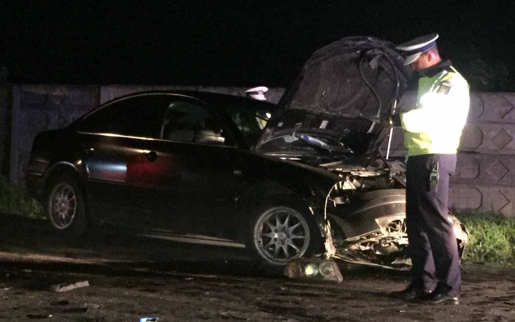 update video foto - accident grav pe calea cisnădiei - doi șoferi răniți