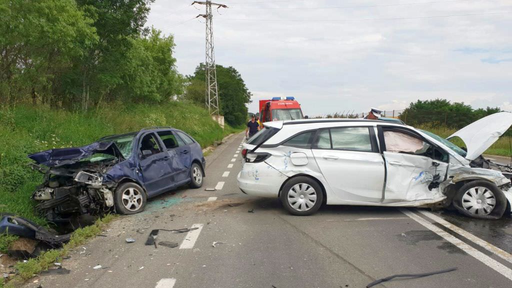 update foto accident pe dn1 la cristian – patru persoane rănite