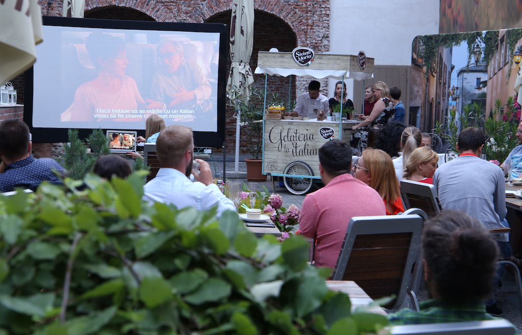 FOTO Movie night cu Siviero Maria la Sibiu - Seară cu ’’gelato’’ italian autentic