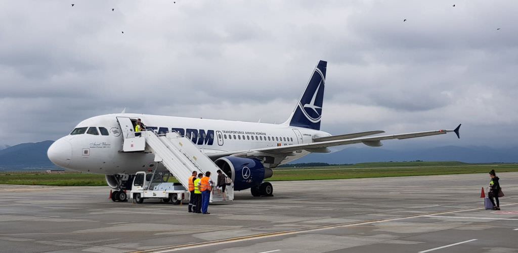 tarom suspendă zborurile spre stuttgart de la sibiu