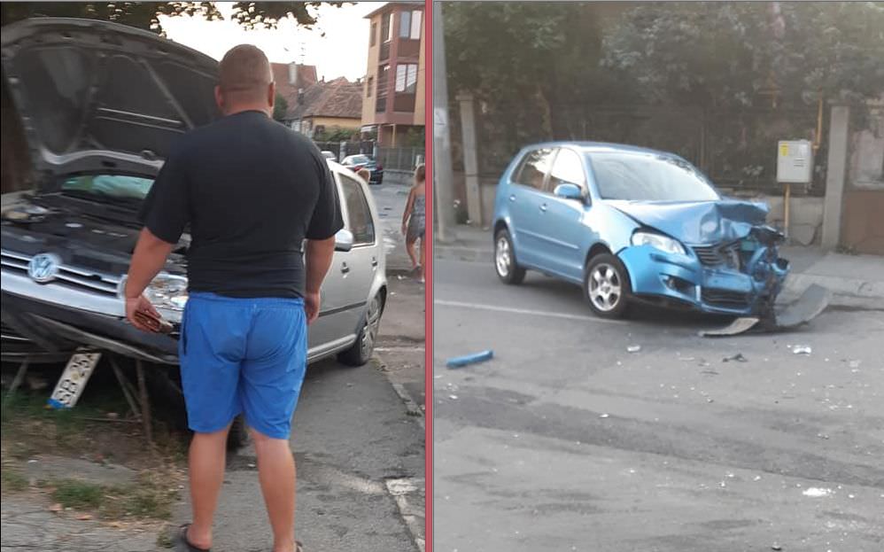 FOTO Accident în Vasile Aaron – Băiețel de cinci ani rănit