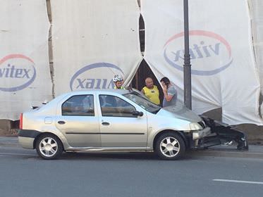 auto-accident pe andrei șaguna