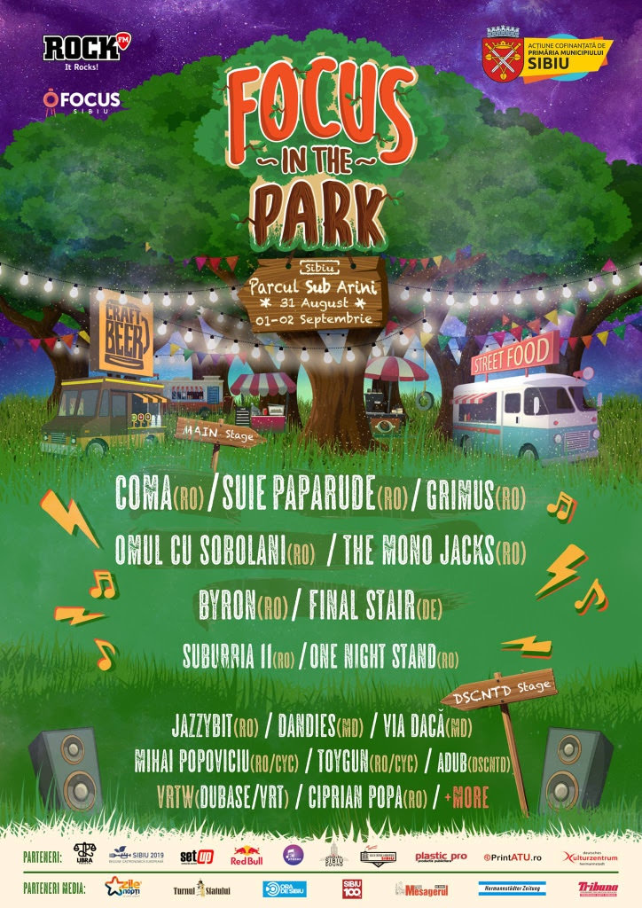 Începe Focus in the Park - Concerte de top și multe surprize în Sub Arini