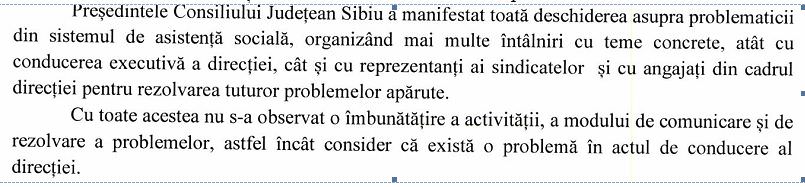 control la dgaspc sibiu – directoarea acuză președinta consiliul județean că scopul comisiei este altul decât cel oficial