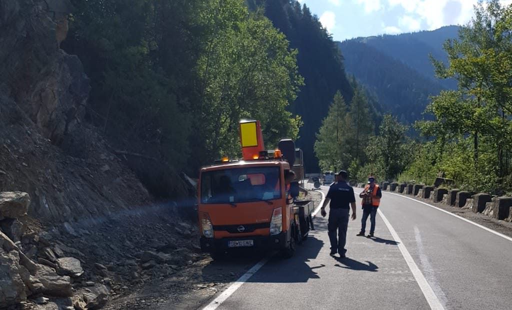 video foto restricții de trafic luni pe transfăgărașan