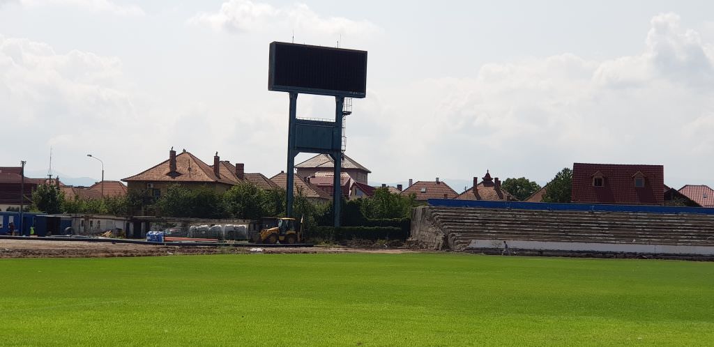 video foto așa arată acum stadionul municipal – pelici: ”sperăm că vom juca acasă cu cfr cluj”