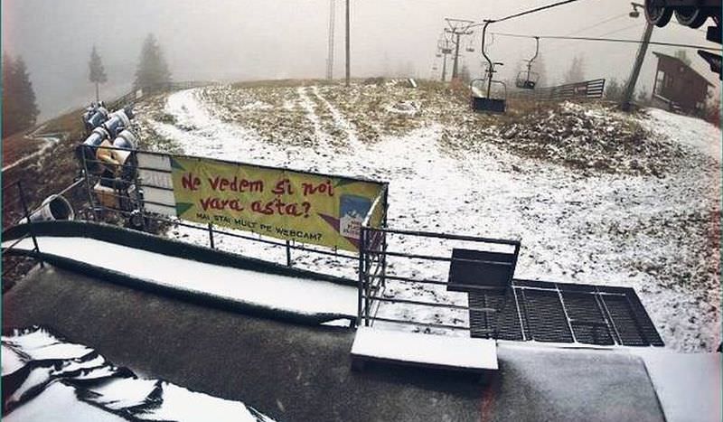 se apropie sezonul de ski. a nins și la păltiniș