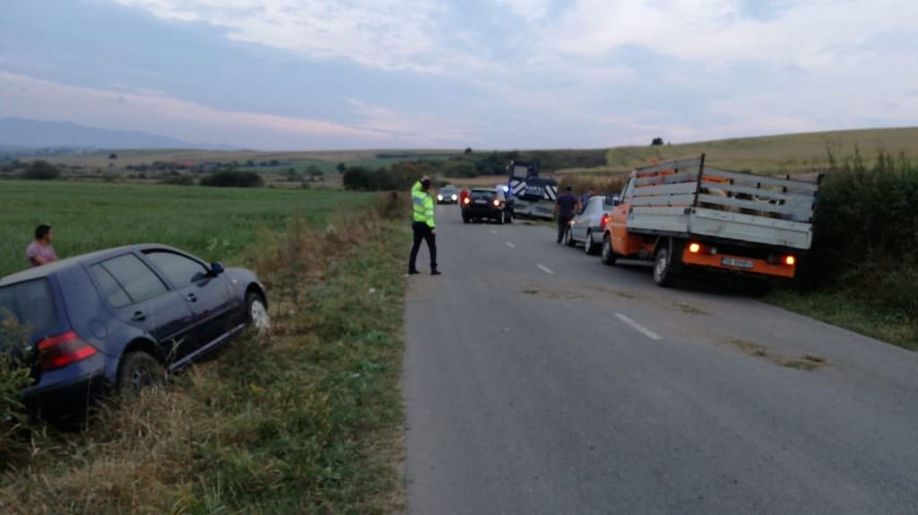 foto - copil rănit într-un accident între sibiu și agnita