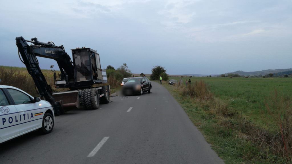 foto - copil rănit într-un accident între sibiu și agnita