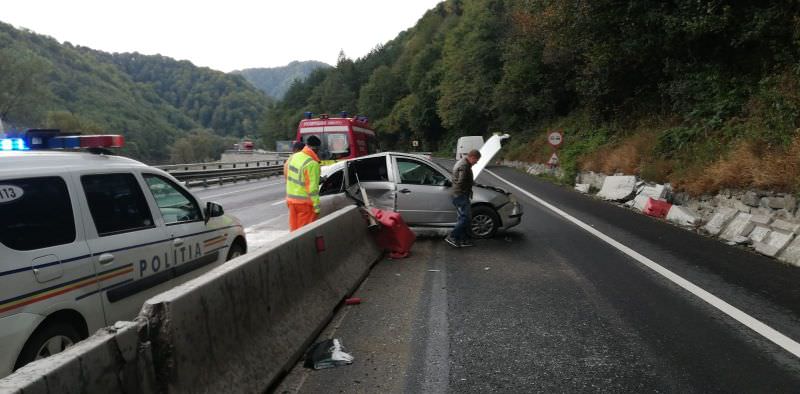 foto - accident între boița și câineni pe valea oltului