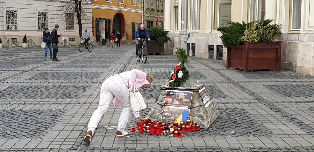 Trei ani de la tragedia din Colectiv – La Sibiu, oamenii ies în stradă