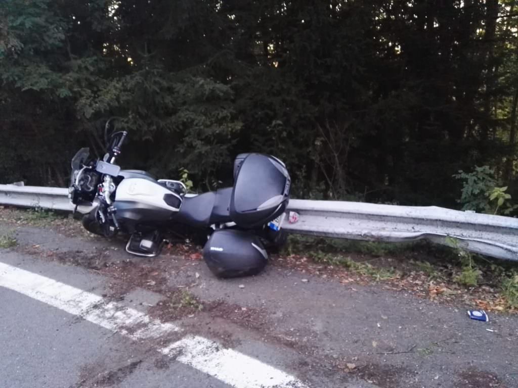 update foto - motociclist american rănit pe transfăgărășan la bâlea lac