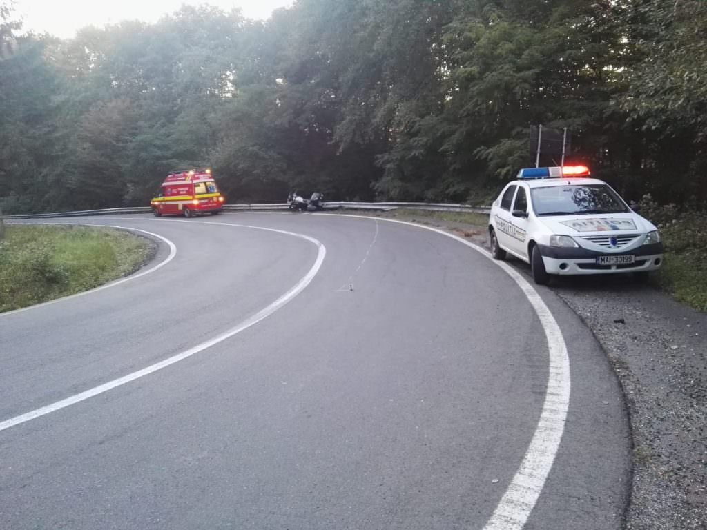 update foto - motociclist american rănit pe transfăgărășan la bâlea lac