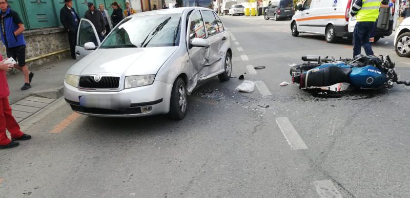 update foto accident în turnișor. motociclist rănit grav