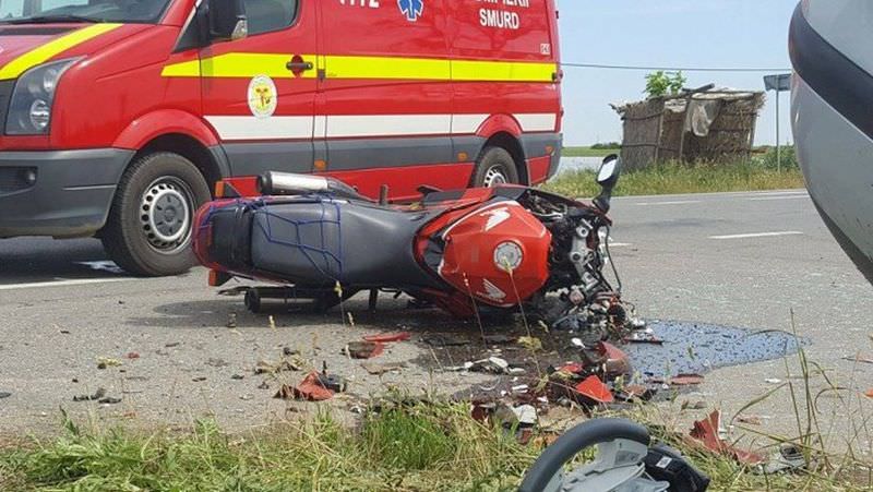 update accident la bâlea între un motociclist și o mașină